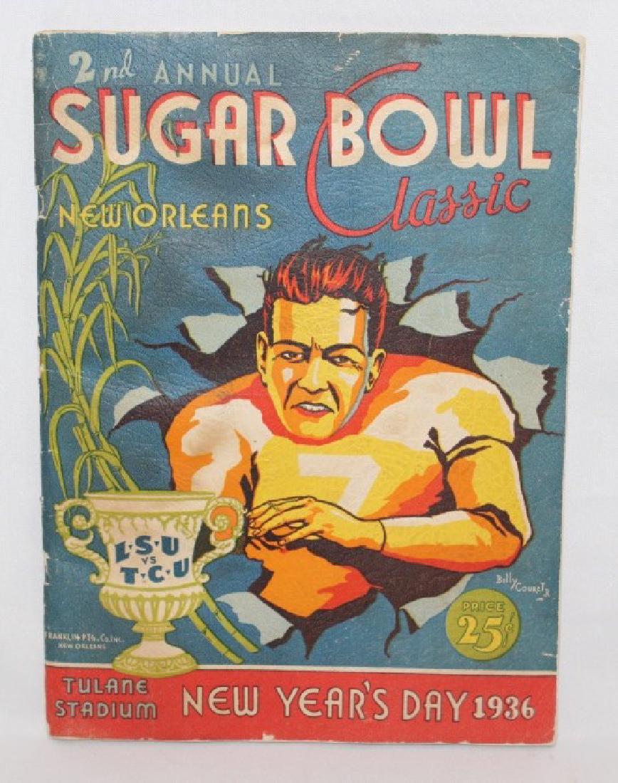 2nd Annual Sugar Bowl Classic Football Program 1936 (1 of 3)