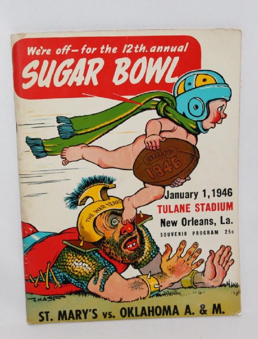 1946 - Sugar Bowl Football Program St. Marys vs. (1 of 2)
