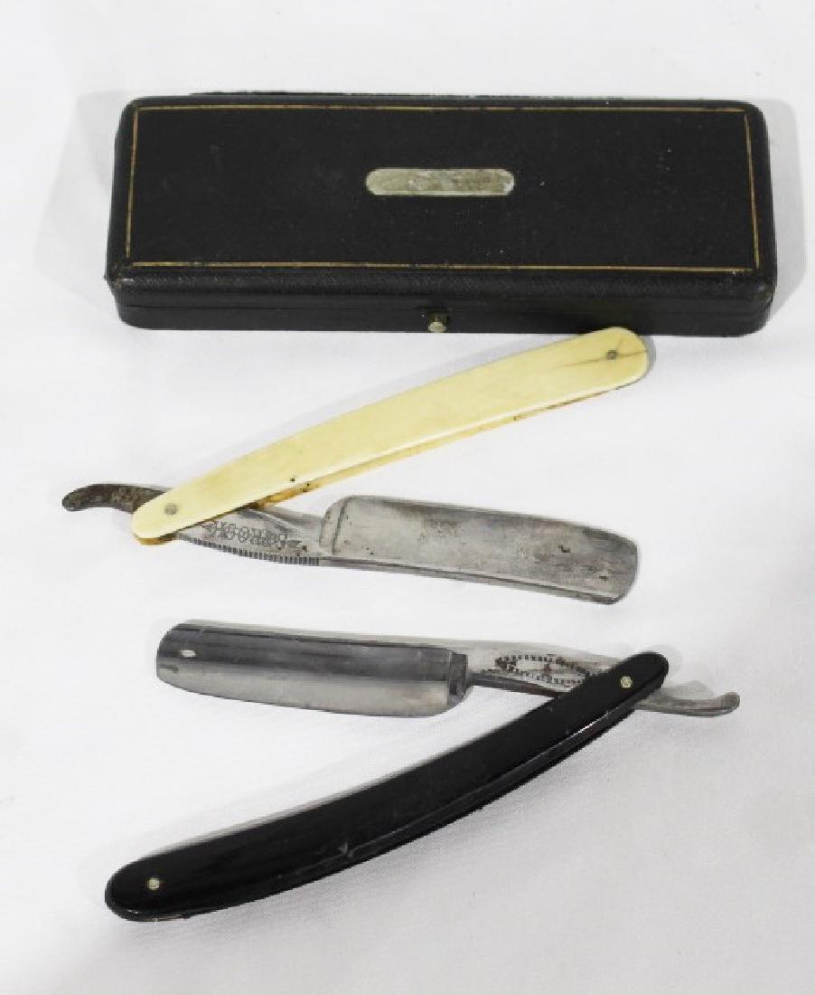 Pair of Straight Razors in Case (1 of 1)