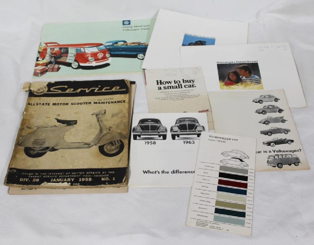 Automobile Ephemera - Volkswagen, Datus, Scooter (1 of 4)