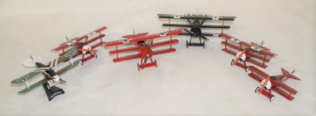 Lot of Metal Model Red Barron Planes (1 of 1)