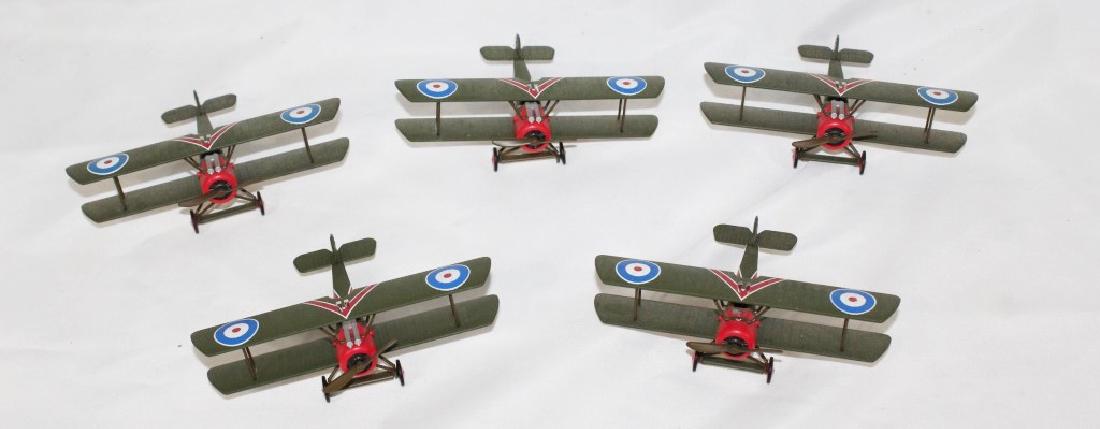 Lot of 5 Metal Model Airplanes B7270 (1 of 1)