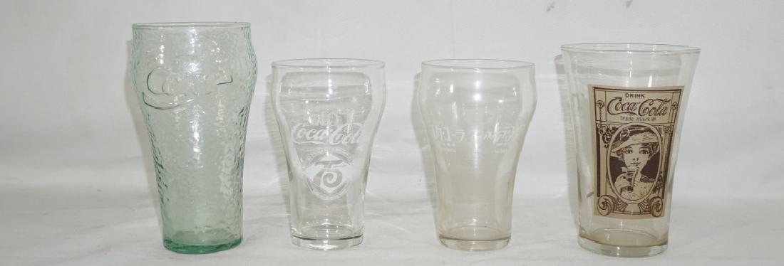 4 Unique Coca-Cola Glasses (1 of 4)