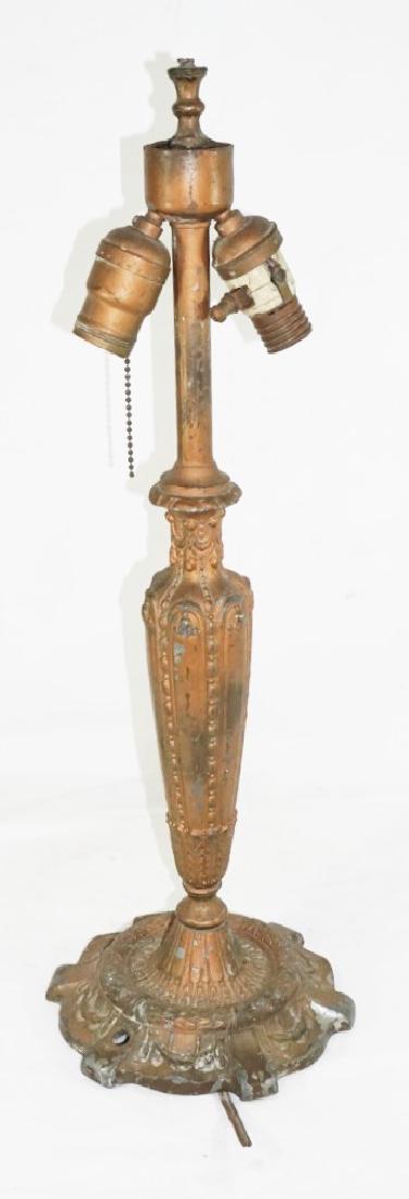 Antique Art Deco Metal Lamp Base AS IS (1 of 3)