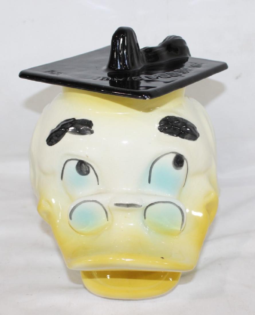 RARE 1961 Disney Prof. Ludwig Von Drake Cookie Jar (1 of 6)