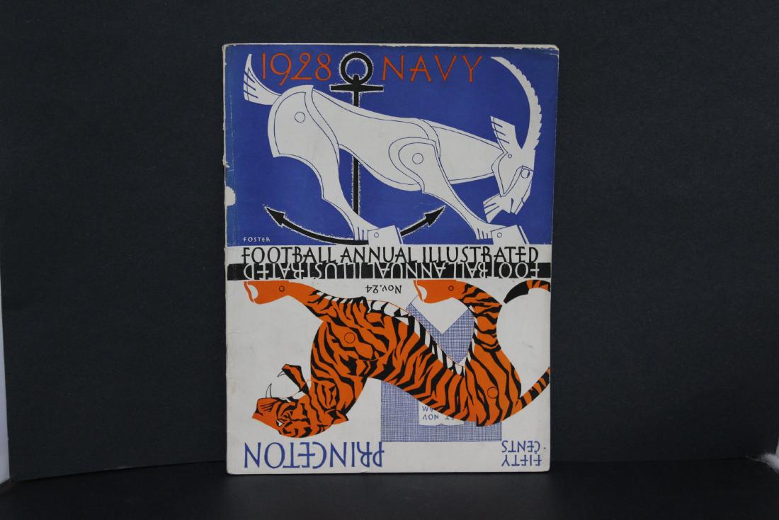 1928 - Princeton vs. Navy Football Program (1 of 4)