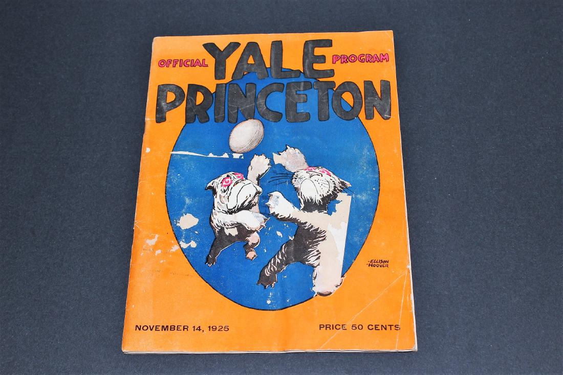 1925 - Yale vs. Princeton Official Football Program (1 of 2)