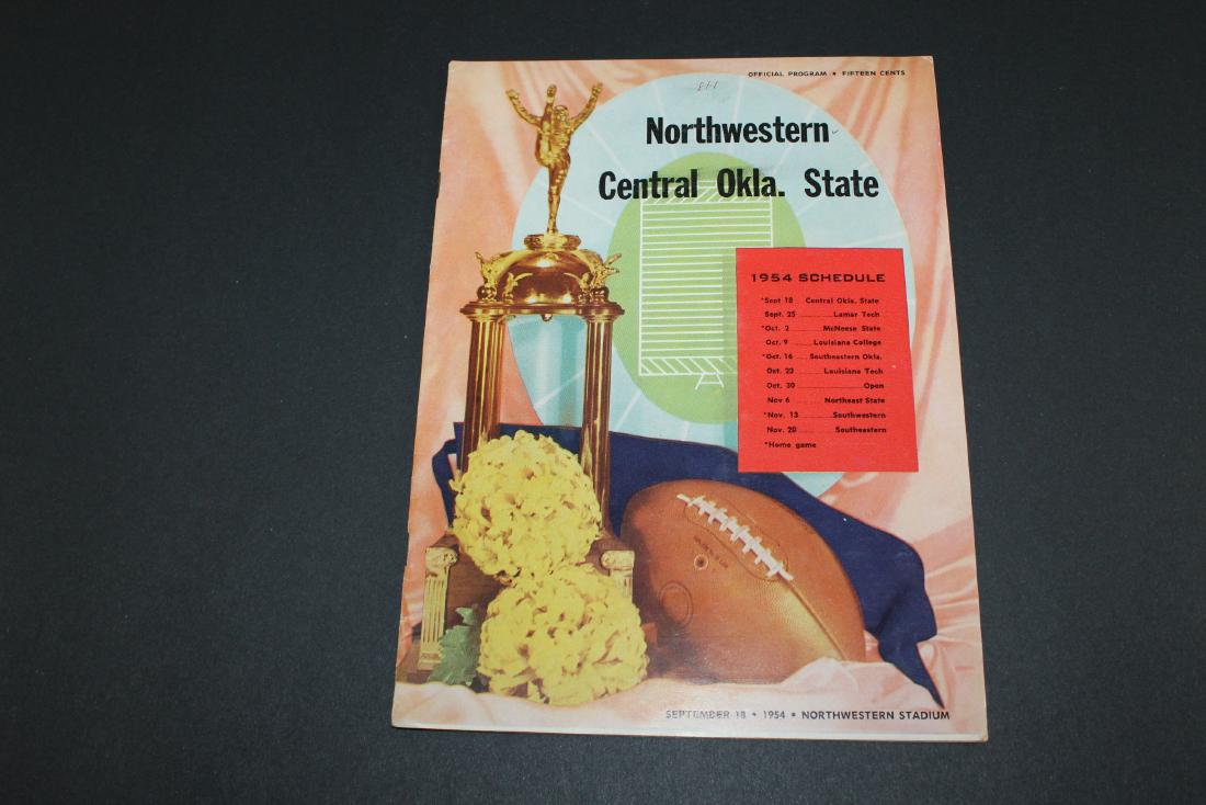 1954 - Northwestern vs. Central Oklahoma State Football (1 of 3)