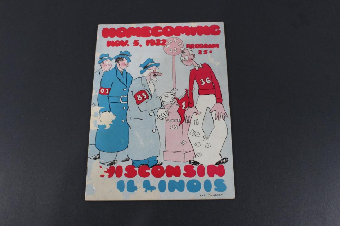 1932- Wisconsin vs. Illinois Homecoming Football (1 of 3)