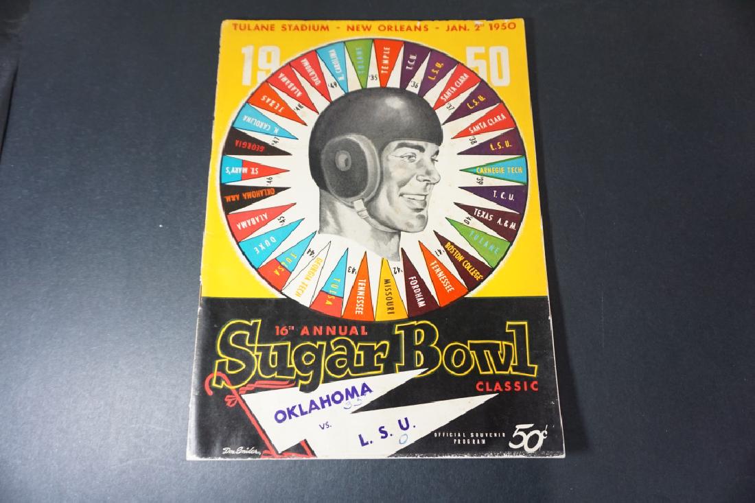 1950- Oklahoma vs. L.S.U. Football Program (1 of 4)