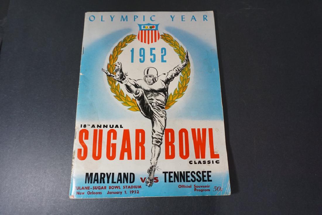 1952- Maryland vs. Tennessee Football Program (1 of 4)