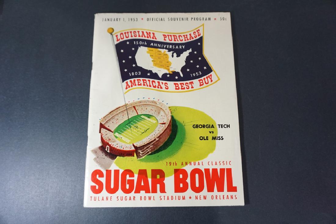 1953- Georgia Tech vs. Ole Miss Football Program (1 of 4)