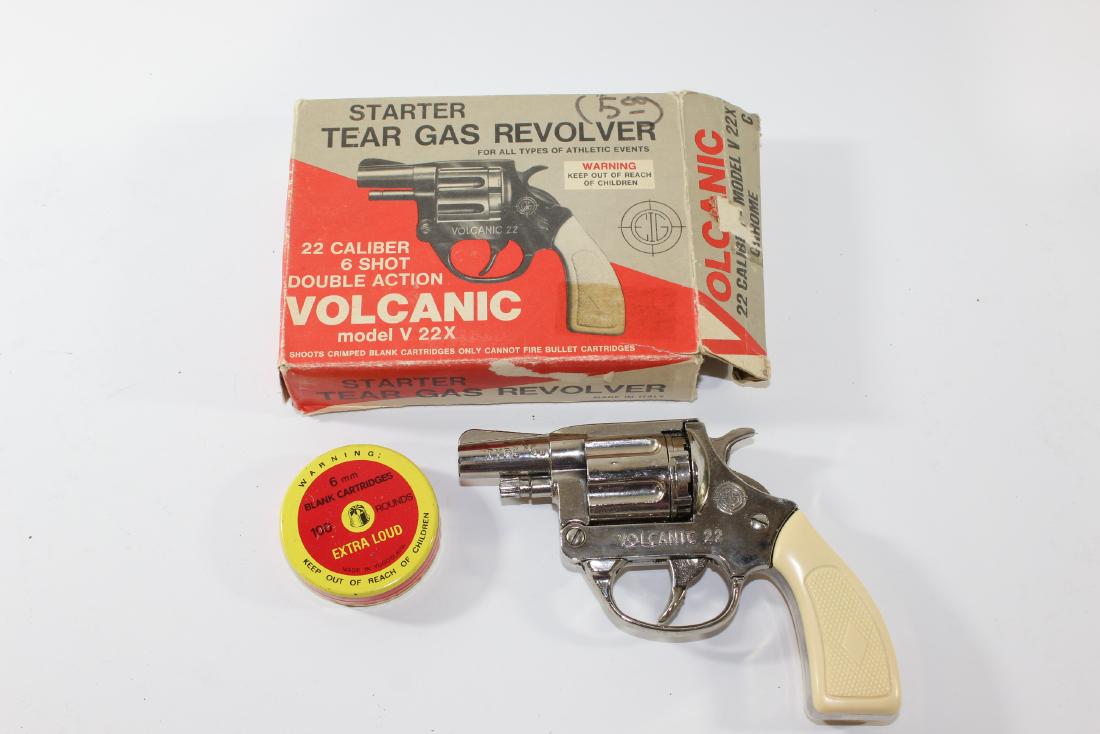 Volcanic Tear Gas Revolver 22 Cal: unk working condition