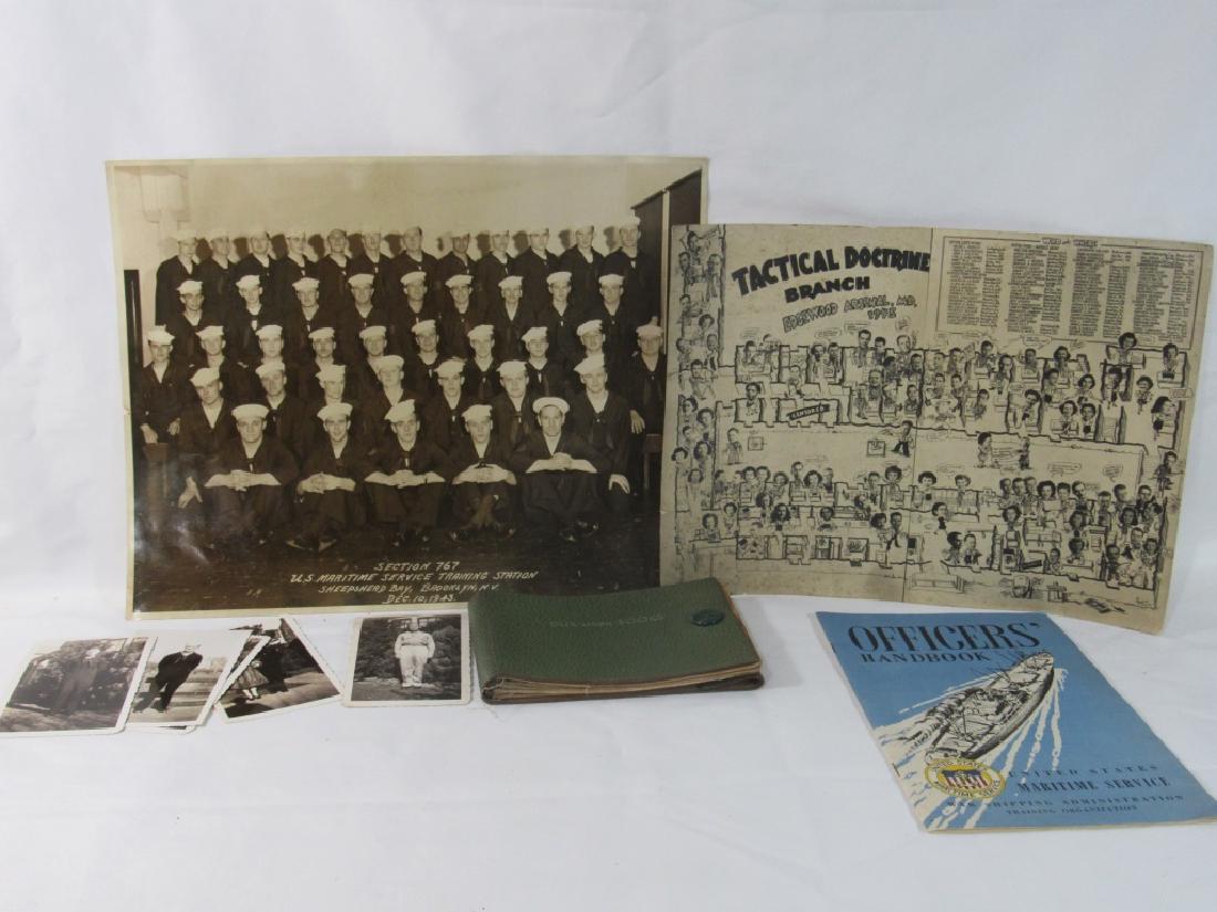 1943 Maritime Service Photograph + Ephemera (1 of 4)