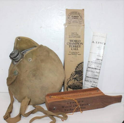 Vintage Boy Scout Canteen Ml Turkey Call