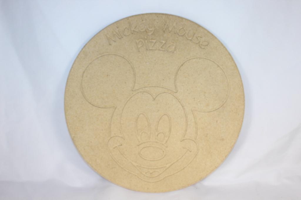 Vitantonio Mickey Mouse Pizza Stone: Like new, comes with instructions taped to back, measures about 13 1/4 inches diameter