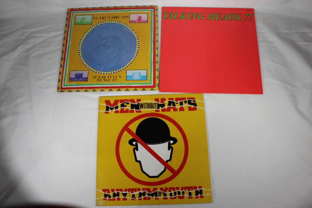 Vtg LPs - Talking Heads, Men Without Hats: Men Without Hats - Rhythm of Youth BSR 29002 Talking Heads - Speaking in Tongues - Talking Heads - 77 SR 6036 Some condition issued to covers, but albums in very good condition