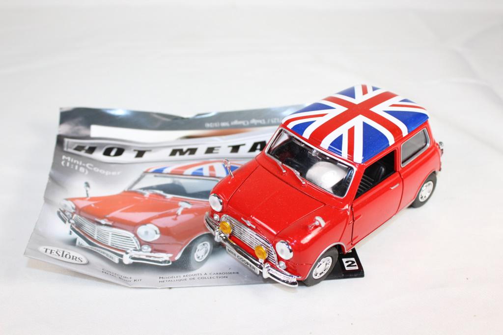 Testors Hot Metal MIni Cooper 1:18 Scale: with manual as pictured