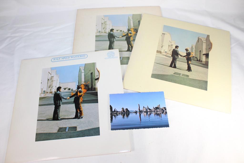 Lot 3 - Pink Floyd Wish You Were Here LPs: Includes Wish You Were Here: HD 33453 Wish You Were Here: PC 33453 Wish You were Here: 25AP 1258 Cover has some wear but records are in good