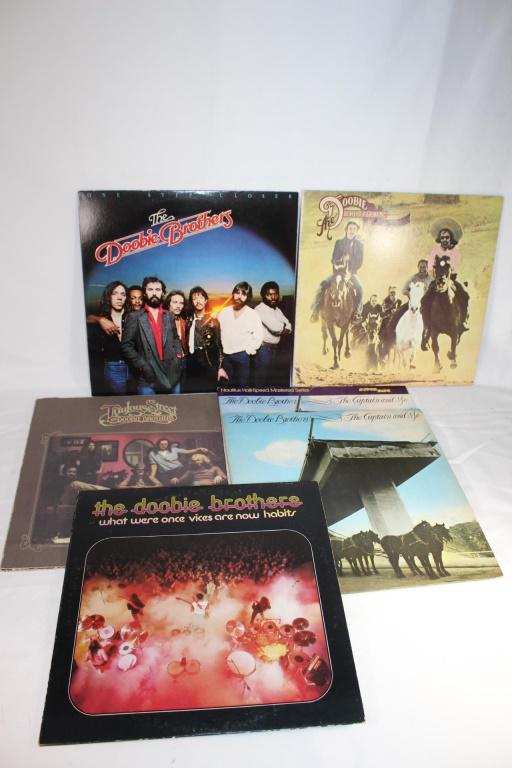 Lot of VTG Doobie Brothers LPs: Includes: What Were Once vices Are now Habits W 2750 The Captain and Me - Nautilus The Captain and Me - BS 2694 Stampede - BS 2385