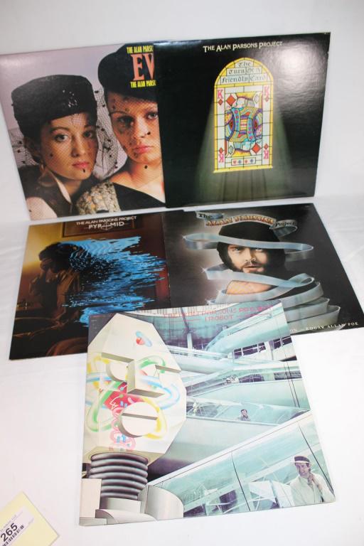 Lot of VTG Vinyl - Alan Parsons Project: I Robot Tales of Mystery and Imagination - Edgar Allen Poe Pyramid The Turn of a Friendly Card Eve Records are in great shape, some condition issue to the covers