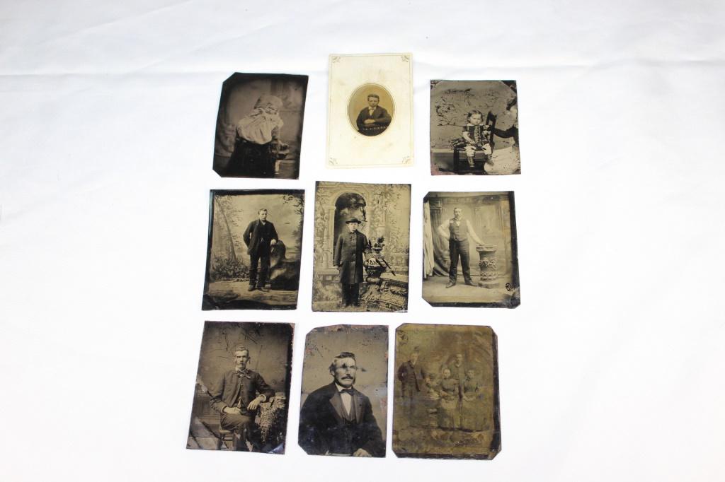 Lot of 9 Antique Tintypes / Photos (1 of 5)