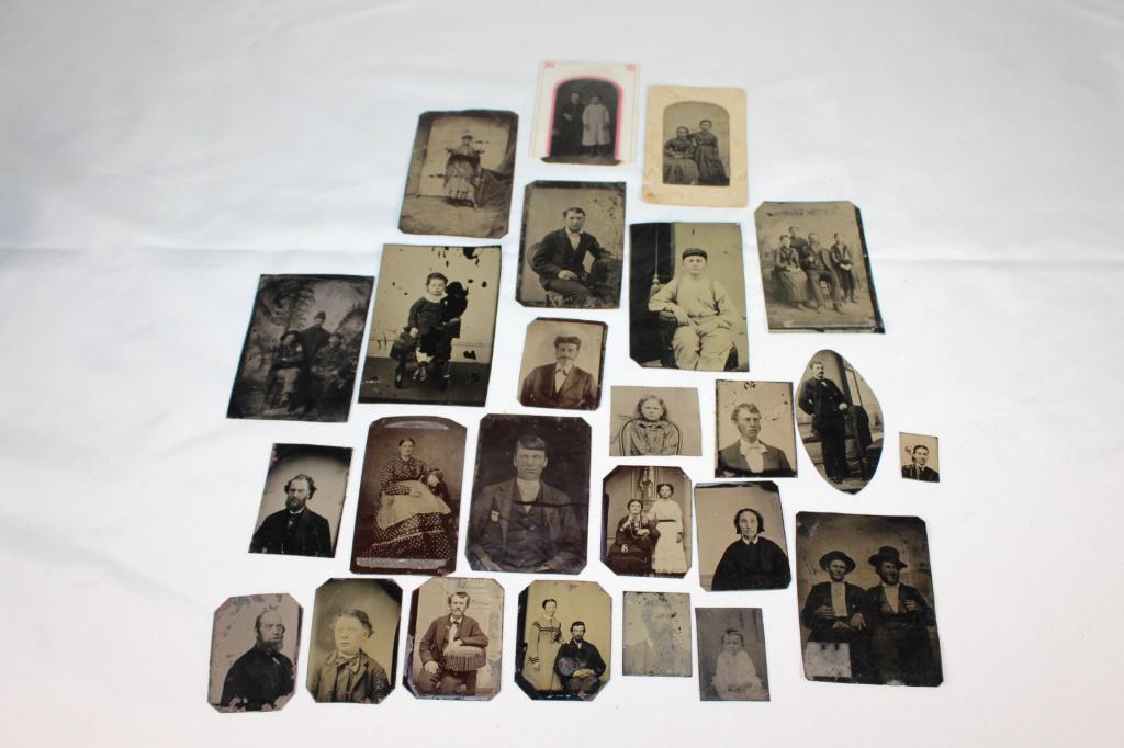 Lot of 20+ Antique Tintypes (1 of 3)
