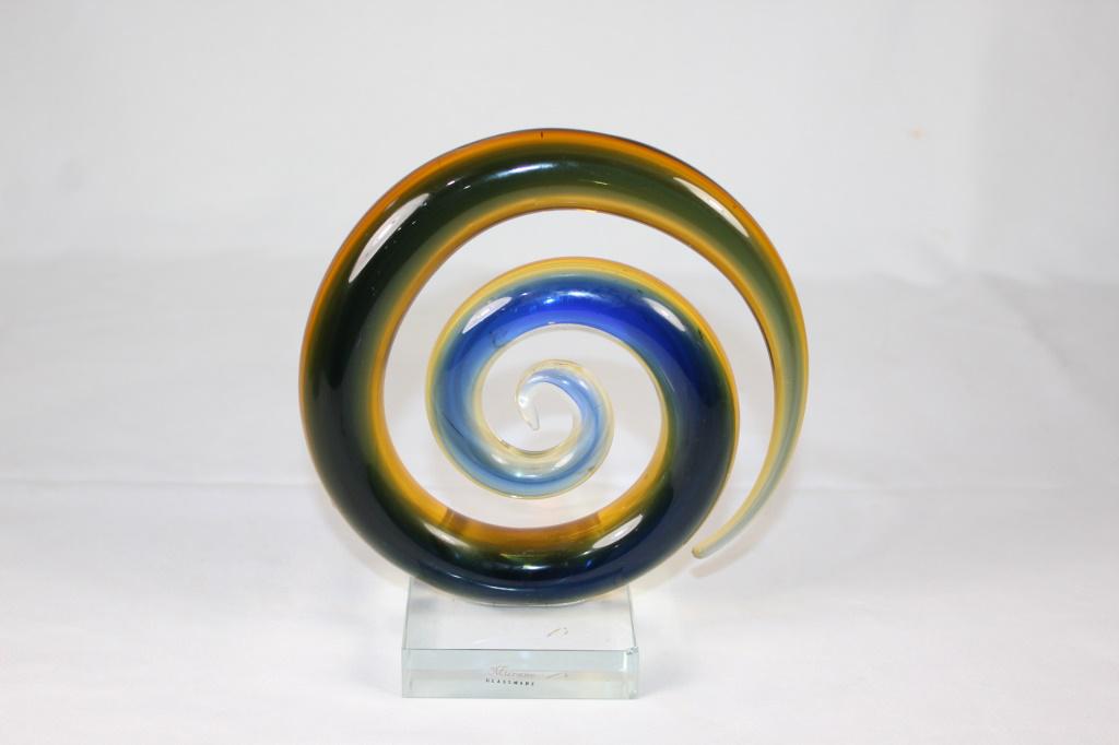 Murano Glasswares Decorative Multi Swirl Sculpture (1 of 5)