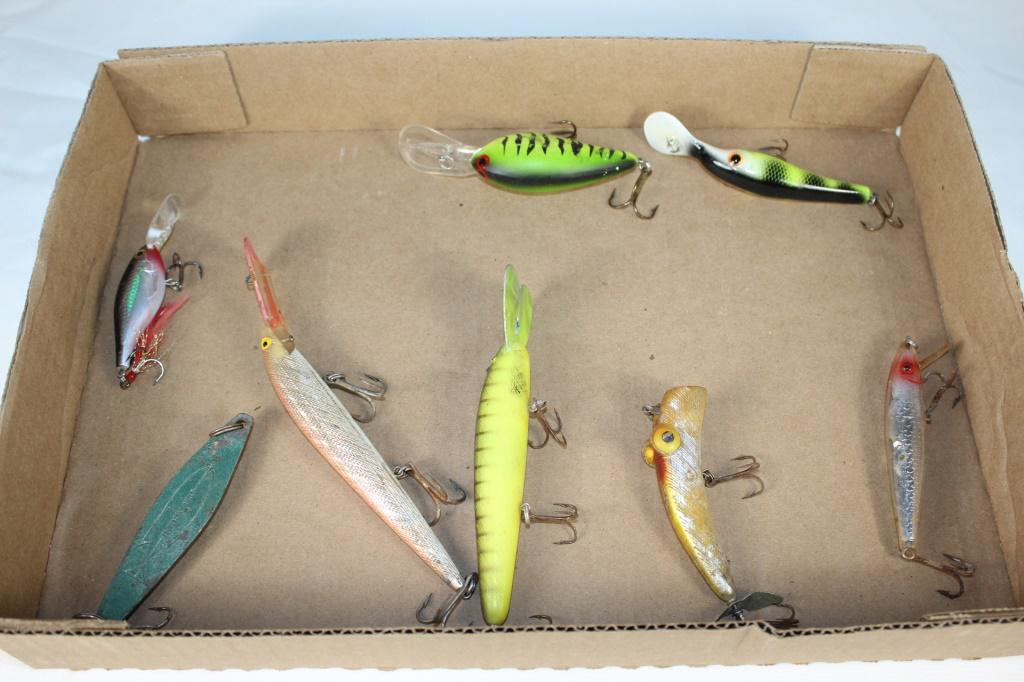 Lot of Fishing Lures: as pictured