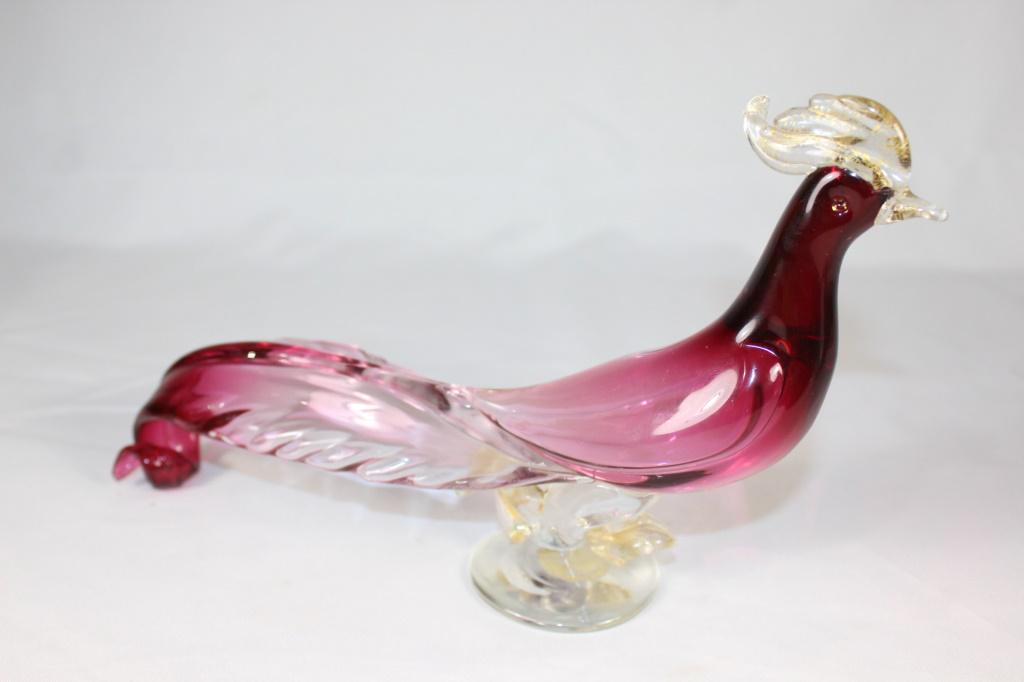 Salviati｜murano｜ガラスオブジェクト｜くちばし破損有｜鳥｜ Salviati｜murano｜ガラスオブジェクト｜くちばし破損有｜鳥