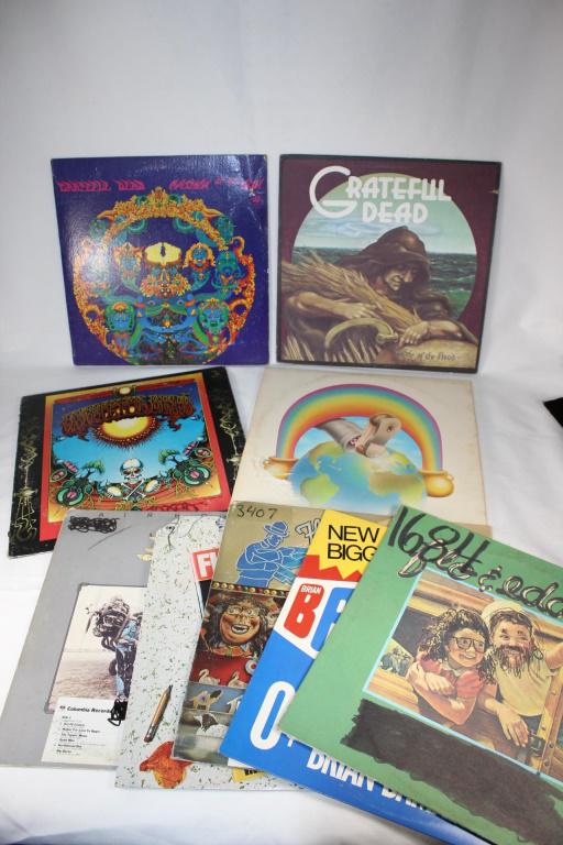 VTG Albums - Lot Grateful Dead, Brian Briggs etc: Greatful Dead, Brian Briggs, Flo & Eddie, The Flying Burrito Brothers