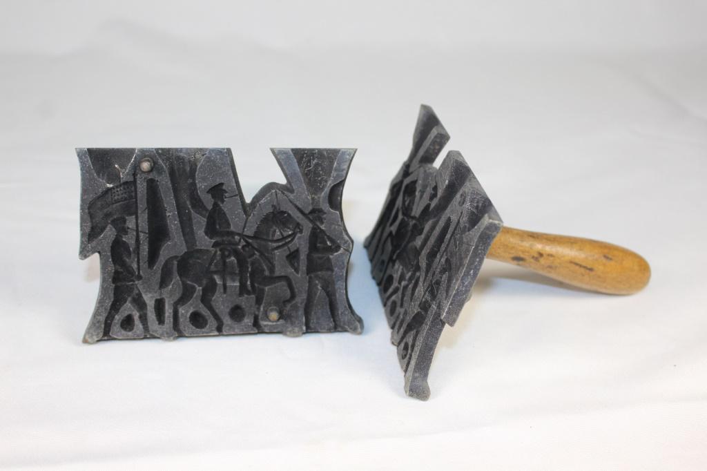 1930s? Lead Toy Soldier Mold - Make a Toy Co.: Marked Make a Toy Co. New York, features mold to make soldiers