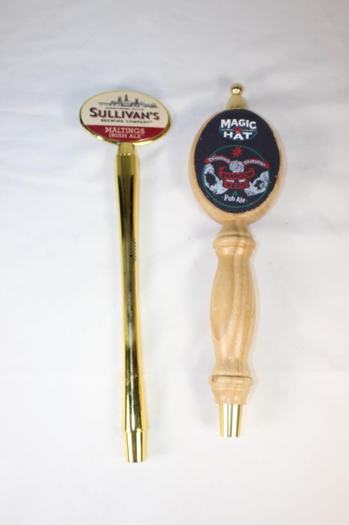 Pair of Beer Tap Handles - Magic Hat/SUllivans: as pictured