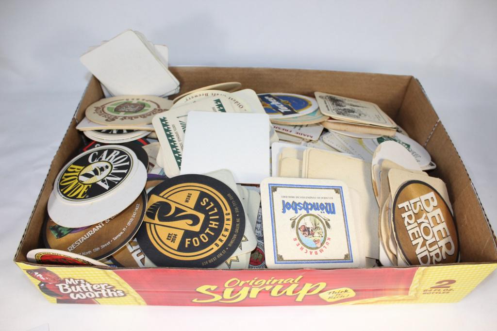 Huge Lot of Beer Coasters: large lot as pictured