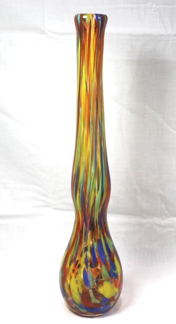 Murano? Multi Colored Art Glass Vase (1 of 3)