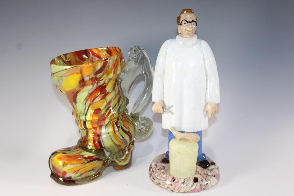 2 PIECE ART GLASS LOT (1 of 9)