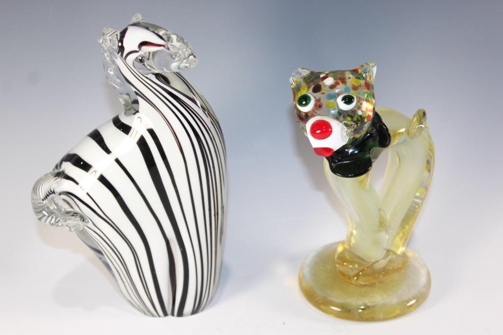 2 PIECE ART GLASS LOT (1 of 8)