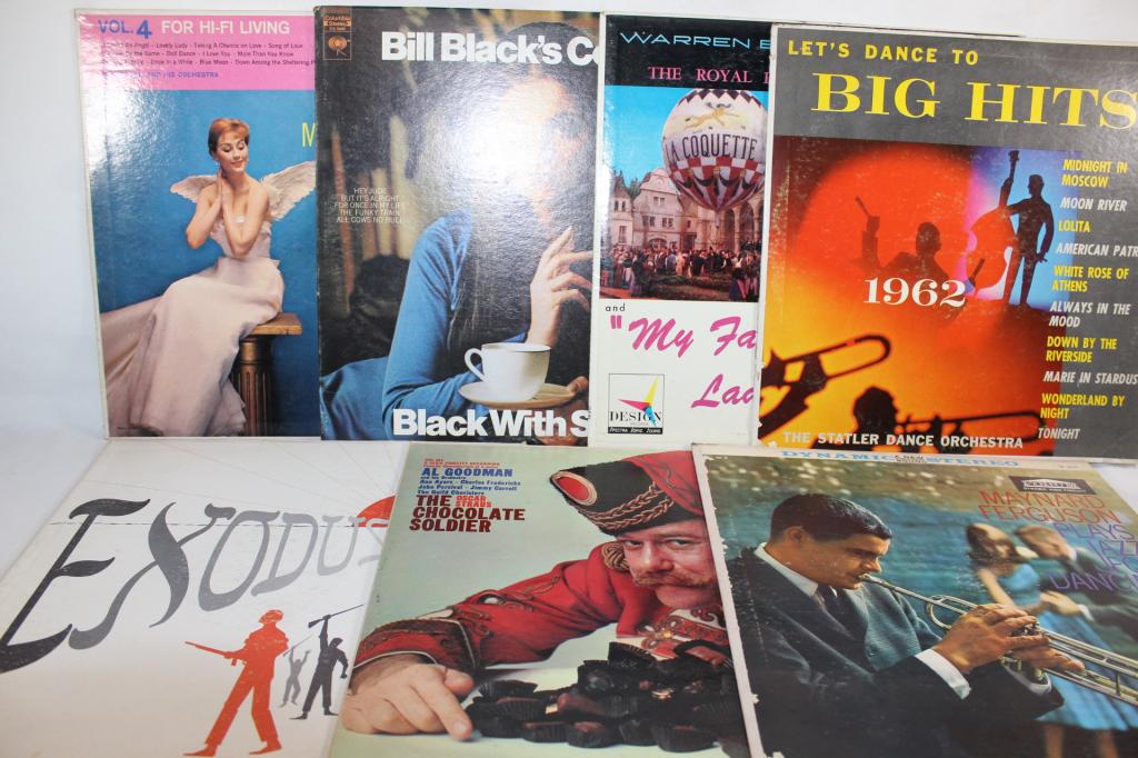 MISC. LOT OF 7 VINYL RECORDS (1 of 1)