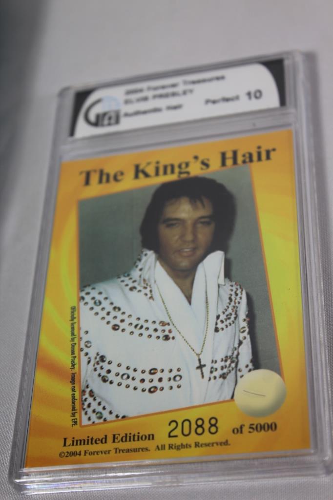 2004 FOREVER TREASURE ELVIS PRESLEY HAIR #2088: AS PICTURED