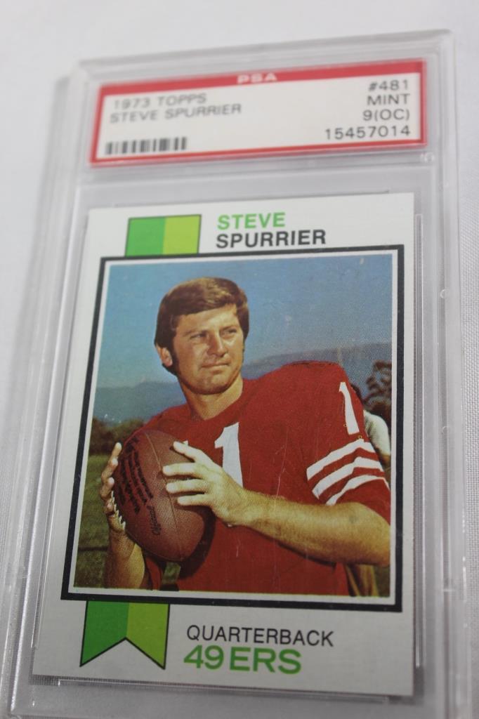 1973 TOPPS STEVE SPURRIER #481 PSA 9: AS PICTURED