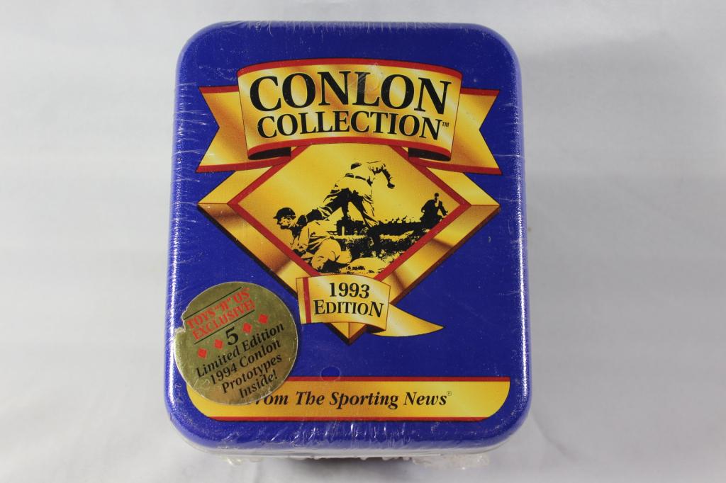 UNOPENED 1993 CONLON COLLECTION BASEBALL CARDS (1 of 4)