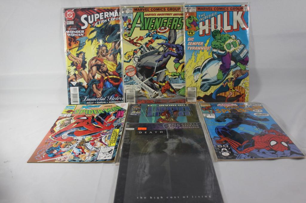 LOT OF 7 COMIC BOOKS-DC, MARVEL ETC (1 of 6)