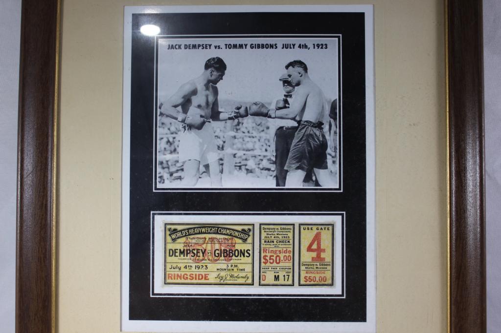 PICTURE OF JACK DEMPSEY VS TOMMY GIBBONS 1923 REP. (1 of 3)