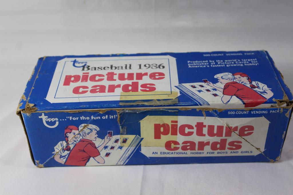 1986 TOPPS BASEBALL VENDING PACK-500CT (1 of 2)