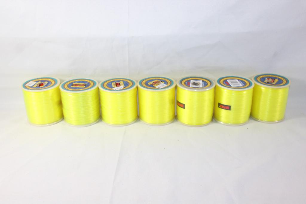 7 SPOOLS OF SALTWATER FISHING LINE (1 of 3)