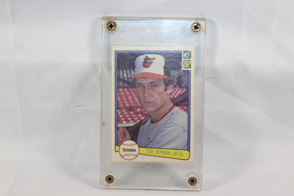 1982 DONRUSS-CAL RIPKEN JR-ORIOLES: UNABLE TO VALIDATE AUTHENTICATION BASED ON AVAILABLE INFORMATION. AS PICTURED