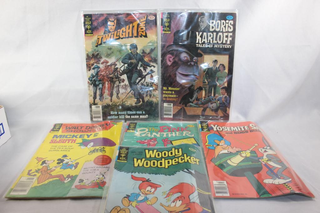 LOT OF 6 GOLD KEY COMIC BOOKS (1 of 6)