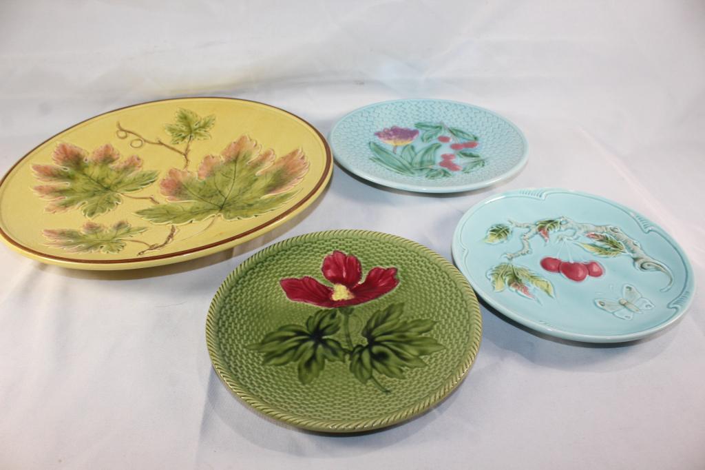 4 PC. MISC. GERMAN PLATES LOT-ZELL, ETC. (1 of 9)