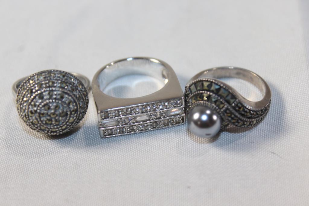 3 PC. STAMPED 925/STERLING RINGS (1 of 1)
