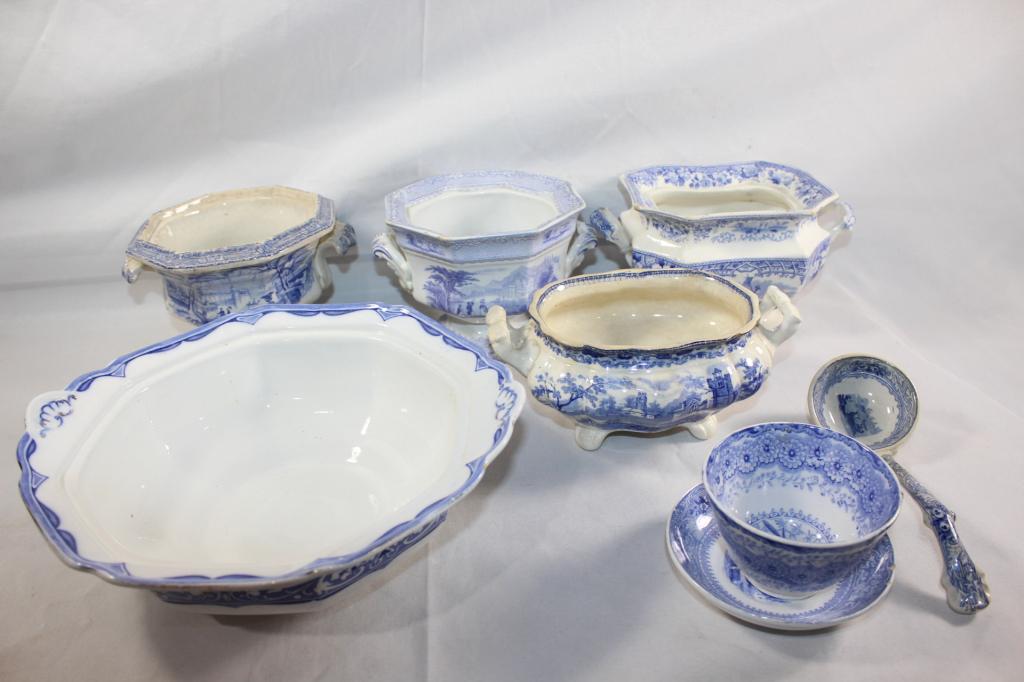 8 PC. BLUE TRANSFERWARE LOT- MIX & MATCH (1 of 7)